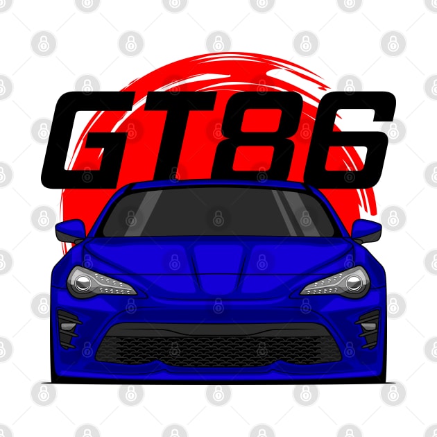 Front Blue GT86 MK1 Resty JDM by GoldenTuners