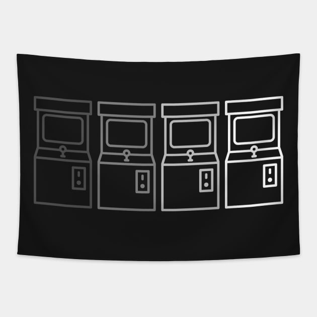 Fading Arcade Machines Tapestry by MeatMan