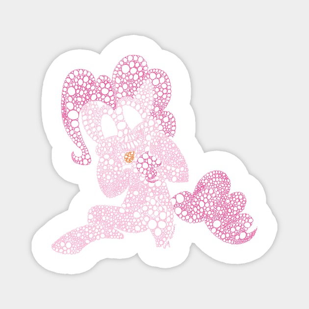 Bubbly Pinkie Pie Magnet by MadMunchkin