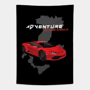 Lamborghini trip across Italy Tapestry