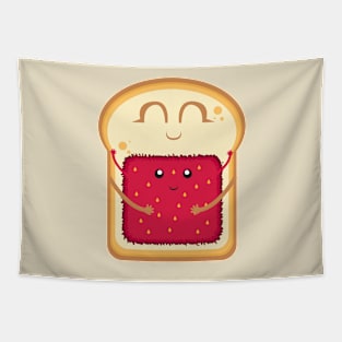 Breakfast Strawberry toast Tapestry