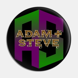 Adam + Steve Pin