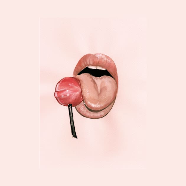 Lollipop Lips by timeforpaint