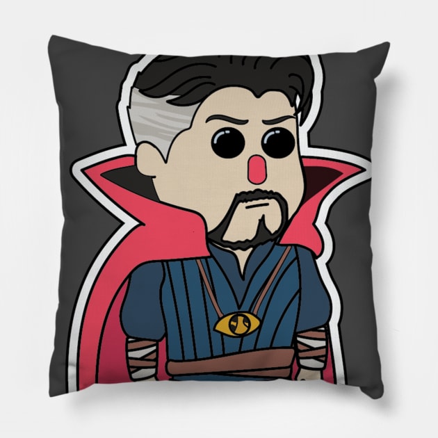 Doctor Strange Cute Face Pillow by HijriFriza