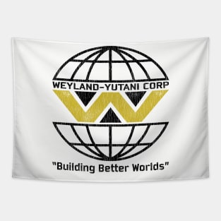 Weyland-Yutani Corp Worn out Lts Tapestry