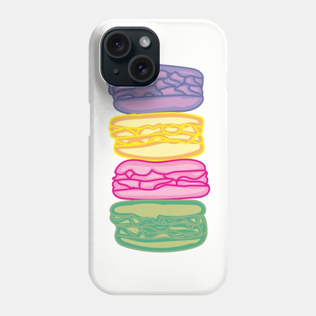 Aesthetic Macaroon Art by Courtney Graben Phone Case by courtneylgraben