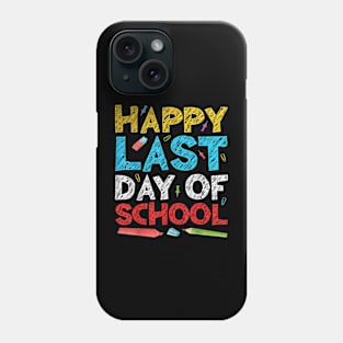 Happy Last Day Of School  hello summer v2 Phone Case