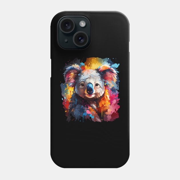 Koala Rainbow Phone Case by JH Mart