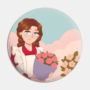 Florist heaven girl Pin