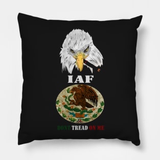 Don't tread on a Mexican with Smoking Eagle Maddogging Pillow