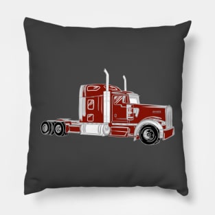 American Kenworth Truck Pillow