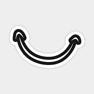 Smiley Face- Funny Gift for Girlfriend with Smile, illustration idea for Friend Magnet