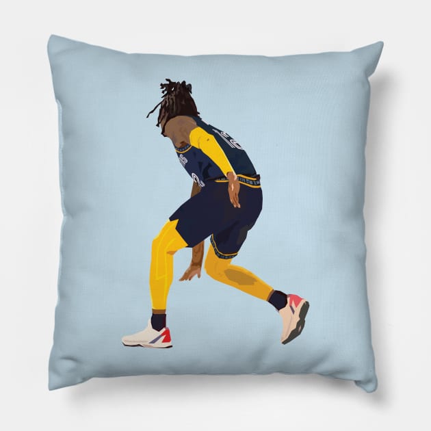 Ja Morant "Too Small" 2 Pillow by rattraptees