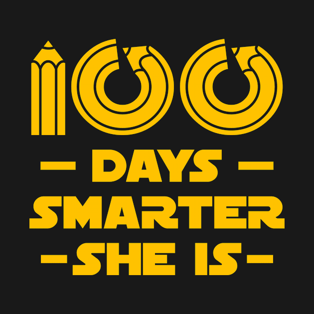 100 Days Smarter She Is by yeoys