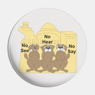 no see no hear no say three cats Pin