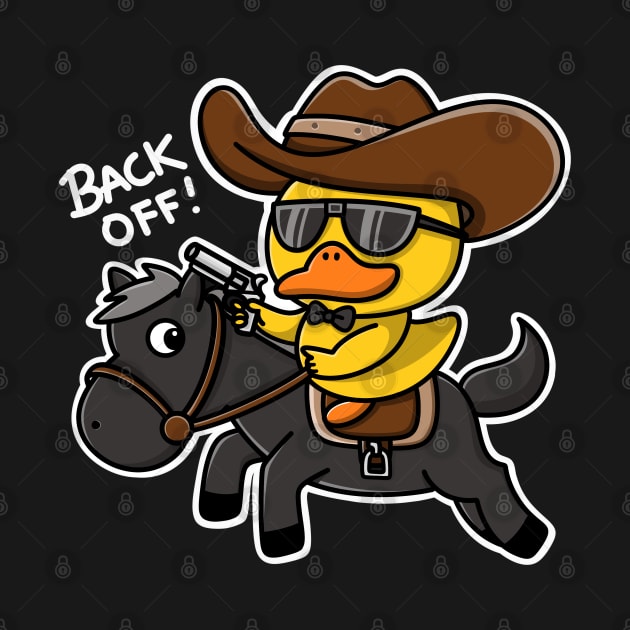 Funny Duck Cowboy by Nine Tailed Cat