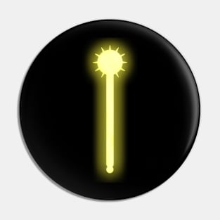 Spiritual Weapon (Yellow Morningstar) Pin