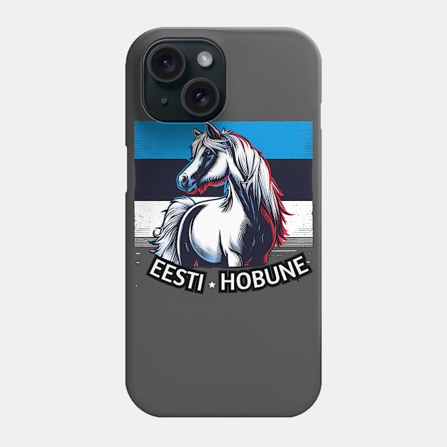 Estonian Pony Phone Case by TaevasDesign