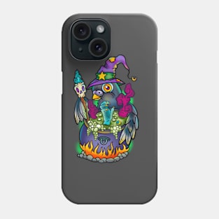 Witch pigeon Phone Case