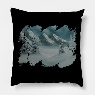 December Snow Pillow