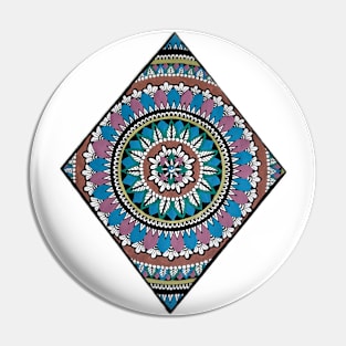 Diamond Mandala Pin