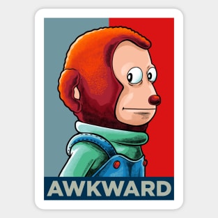 Solo Awkward Look Monkey Puppet Meme Premium Sticker for Sale by HuyenCute