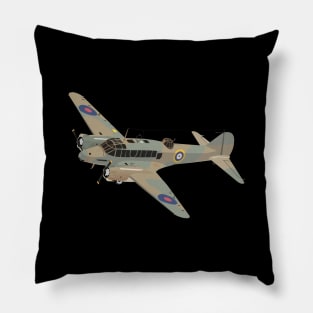 Avro Anson British WW2 Airplane Pillow