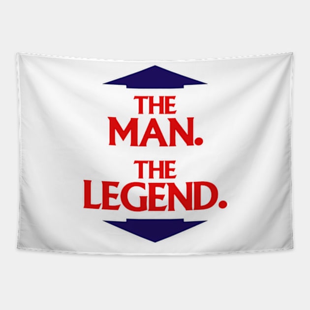 The Man The Legend Arrows Tapestry by irvtolles