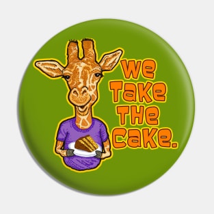 SECOND NATURE Take The Cake Giraffe Pin