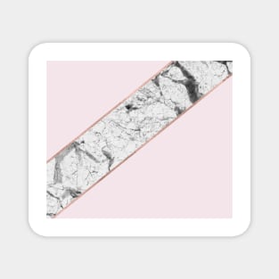 Celestial blush - marble features Magnet