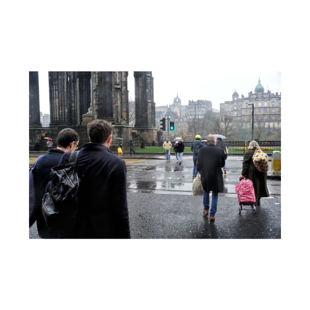 Crossing Princes Street - Edinburgh, Scotland by richflintphoto