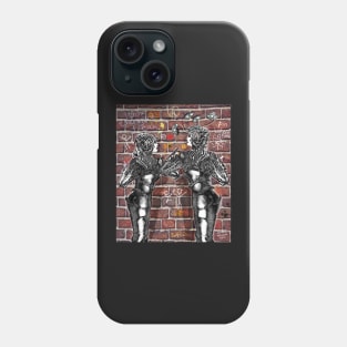 Graffiti Hearts [Digital Figure Illustration] Message on the Mortar Version 1 Phone Case