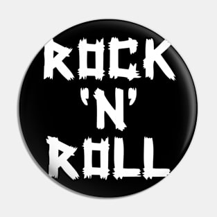 rock n roll logo Pin