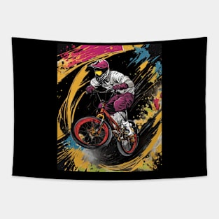 Bike Rider Tapestry
