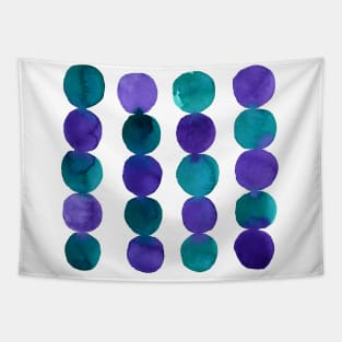 Watercolor Pop art bubbles Tapestry