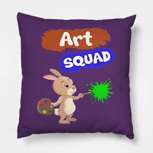 Art Squad (Green Paint) Pillow