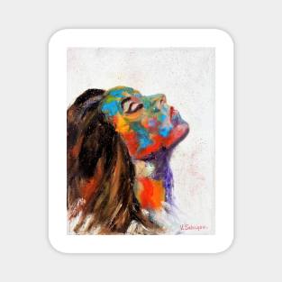 Woman portrait Magnet