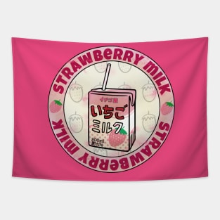 Vintage Strawberry Milk Tapestry