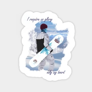 SW MERCH Snowboarder!Thrawn Icicle V2 Magnet