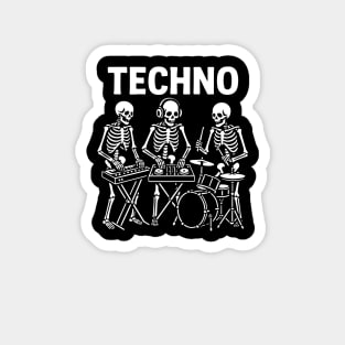 Electro Skeletons Performing Live Magnet