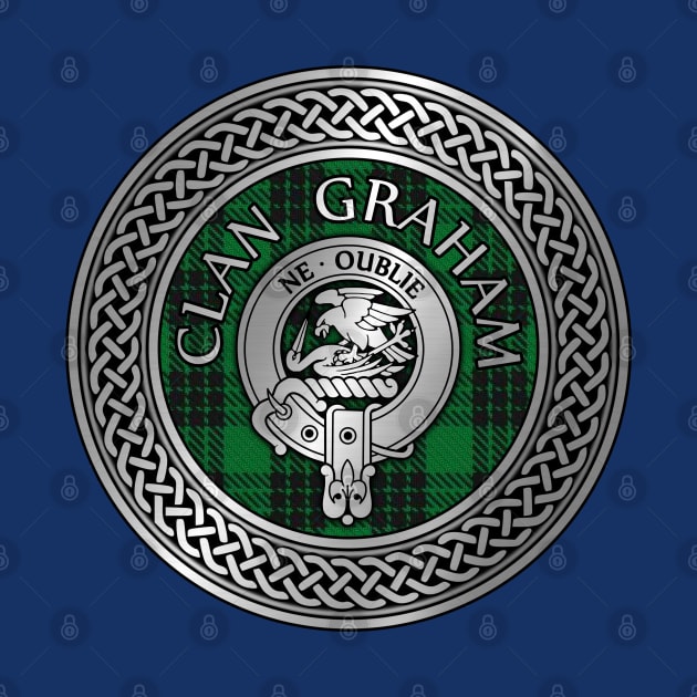 Clan Graham Crest & Tartan Knot by Taylor'd Designs