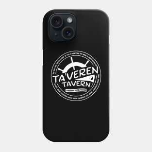 Ta'veren Tavern Logo (white) Phone Case