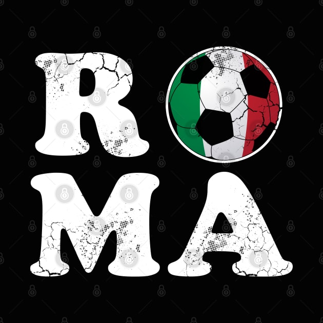 Roma Soccer Ball Italian Flag Italia Italy Football Rome by E