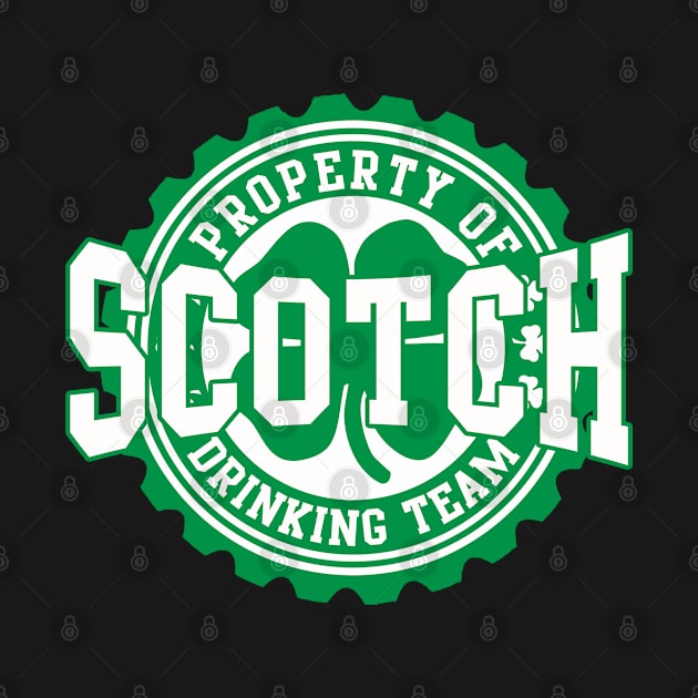 Scotch Irish Drinking Team Scottish St Patrick's Day by E