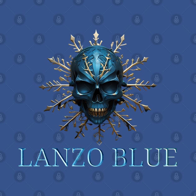 Lanzo blue skull by SPIT-36