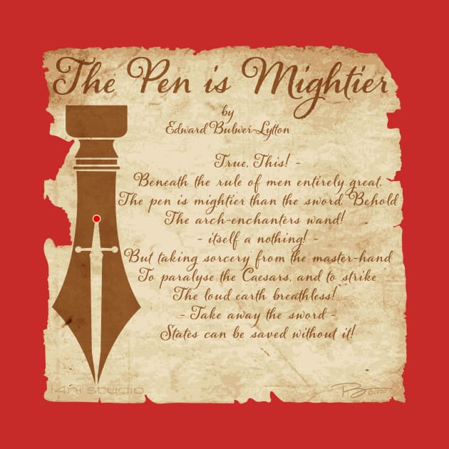 The Pen is Mightier Than the Sword by i4ni Studio