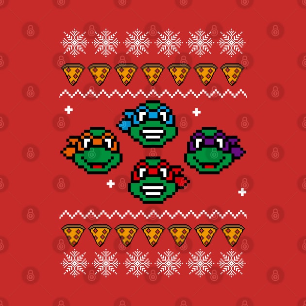 TMNT Ugly Sweater by TeeAgromenaguer