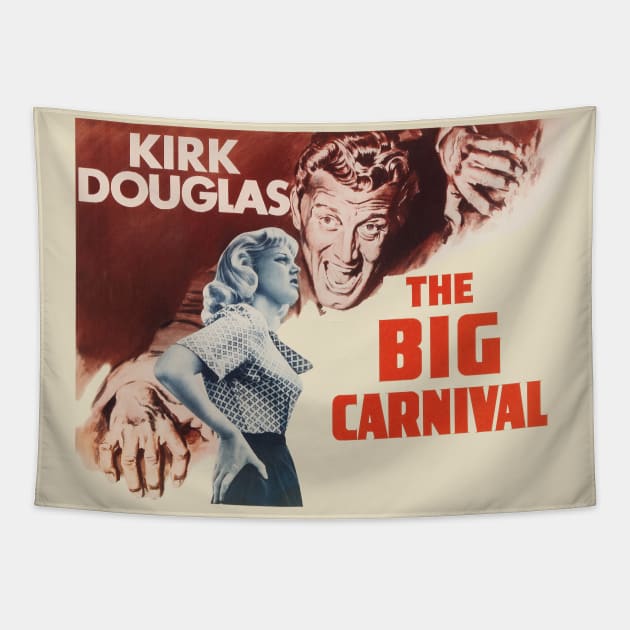 The Big Carnival Movie Poster (Ace in the Hole) Tapestry by MovieFunTime