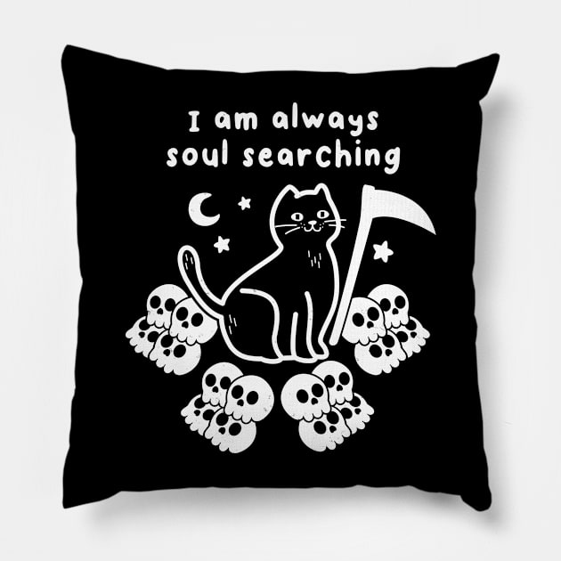 Soul Searching Pillow by SmokingPencils