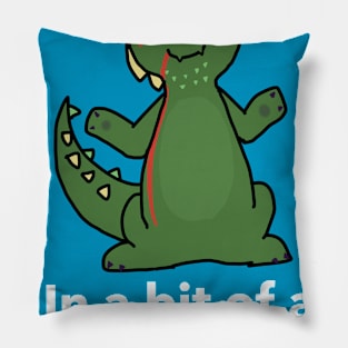 Pickle Dinosaur Pillow